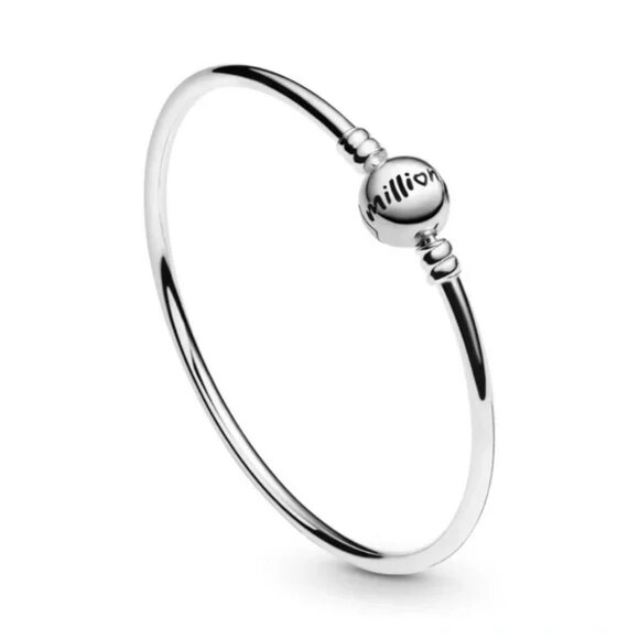 Pandora Moments One in a Million Bangle Bracelet Authentic ALE 925 Sterling - Picture 1 of 5